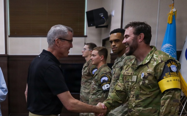 National Defense University Alumni JSA orientation