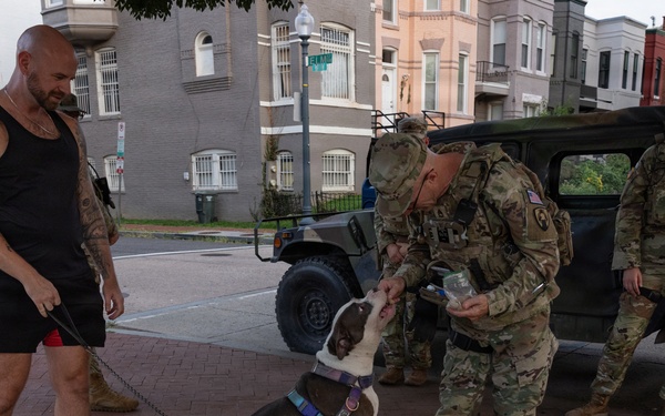 JTF-DC Iowa National Guard Soldiers connect with D.C. community