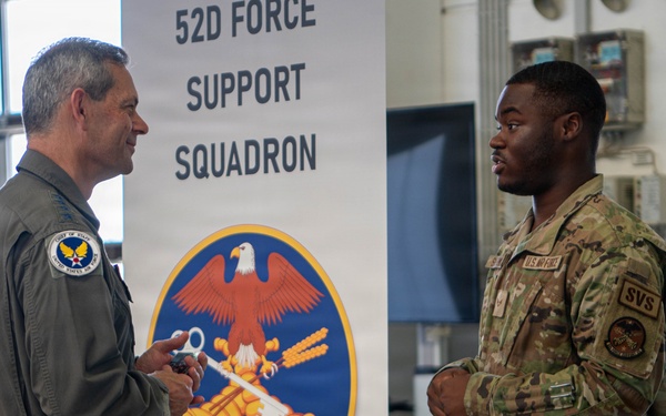 CSAF, CMSAF highlight forward readiness, deterrence during visit to Spangdahlem Air Base