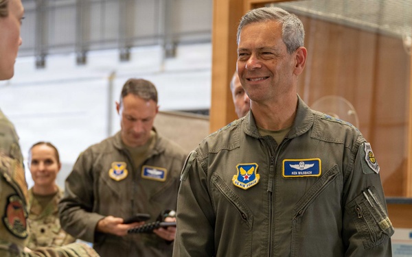 CSAF, CMSAF highlight forward readiness, deterrence during visit to Spangdahlem Air Base
