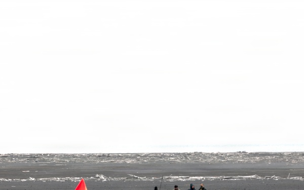 U.S. Air Force combat controllers test unmanned aerial vehicle expeditionary resupply capabilities on Jan Mayen, Norway