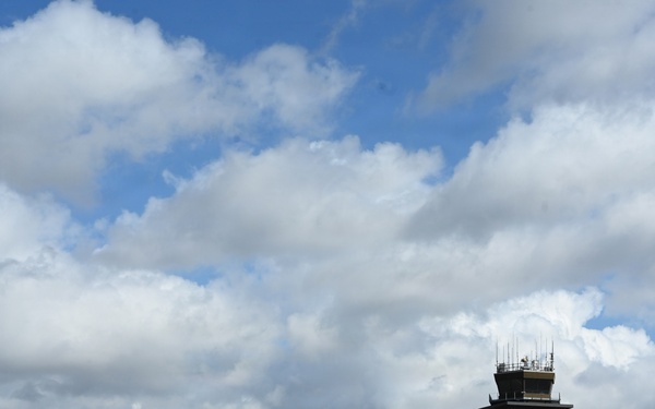 Red Arrows swoop in to RAF Mildenhall