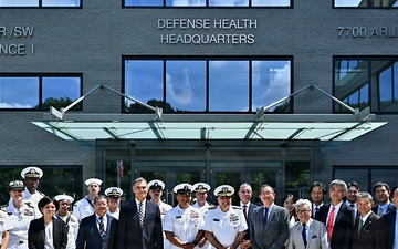Navy Medicine Leadership Hosts Japanese State Minister at DHHQ