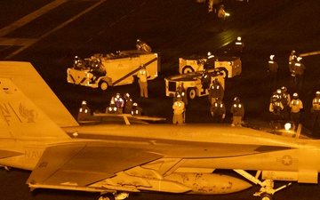 George Washington Conducts Flight Operations