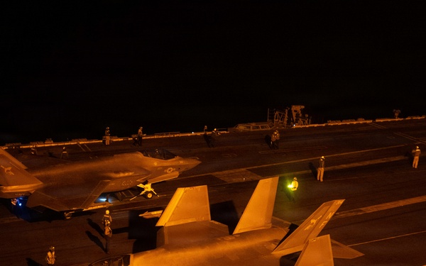 George Washington Conducts Flight Operations