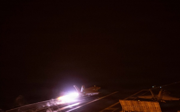 George Washington Conducts Flight Operations