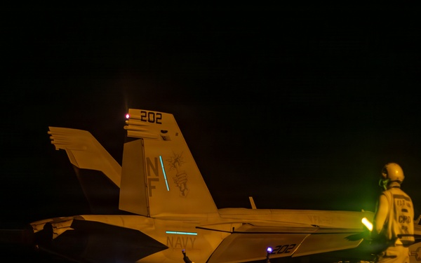 George Washington Conducts Flight Operations