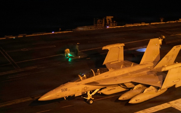 George Washington Conducts Flight Operations