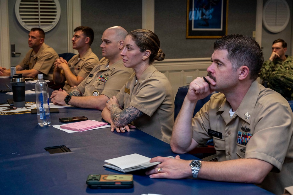 NTAG Chief Selects visit Navy Recruiting Command for PCPO training seminar