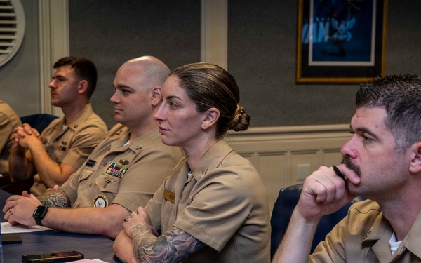 NTAG Chief Selects visit Navy Recruiting Command for PCPO training seminar
