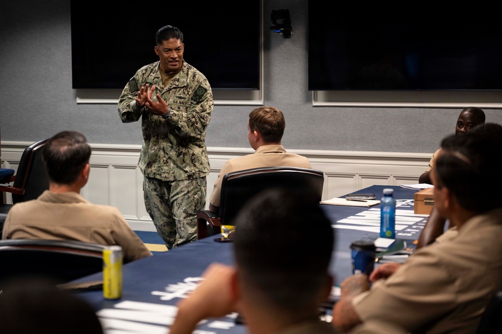 NTAG Chief Selects visit Navy Recruiting Command for PCPO training seminar