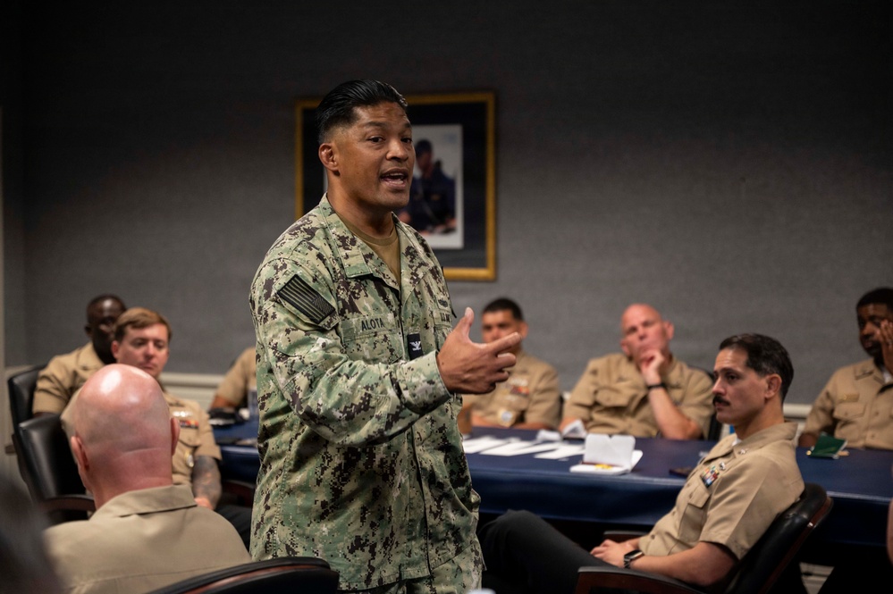 NTAG Chief Selects visit Navy Recruiting Command for PCPO training seminar