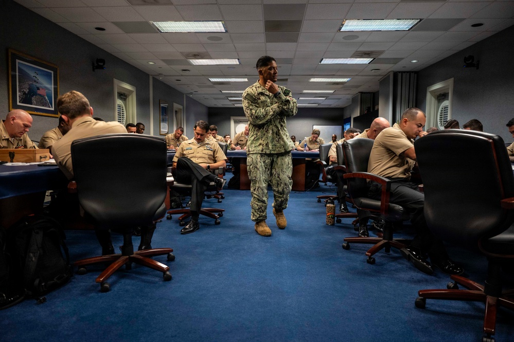 NTAG Chief Selects visit Navy Recruiting Command for PCPO training seminar