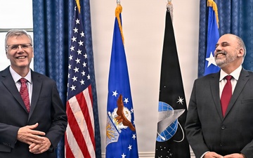 Assistant SecAF Hernandez-Baquero swearing in