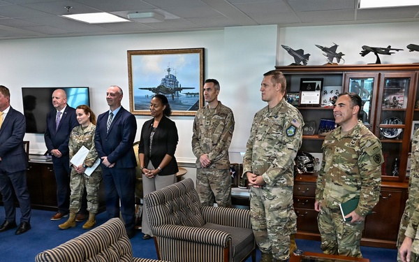 Assistant SecAF Hernandez-Baquero swearing in