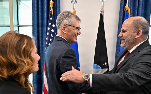 Assistant SecAF Hernandez-Baquero swearing in