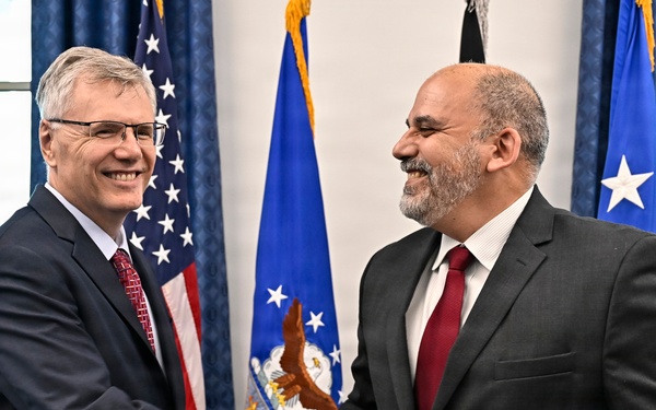 Assistant SecAF Hernandez-Baquero swearing in