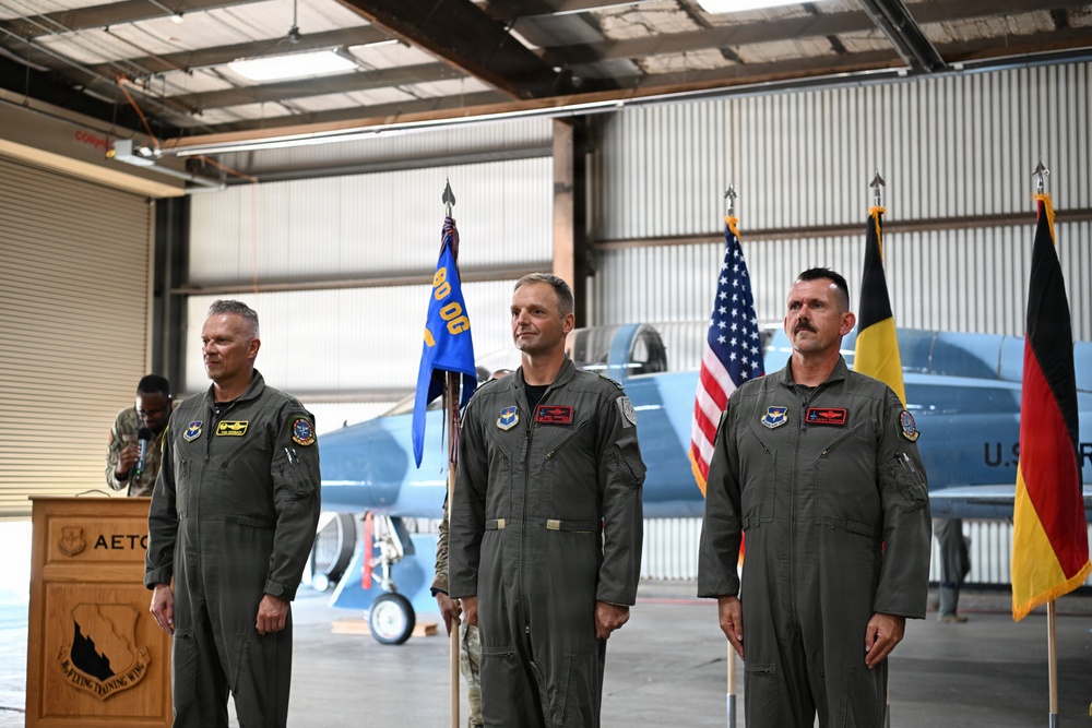 88th Fighter Training Squadron holds change of command ceremony