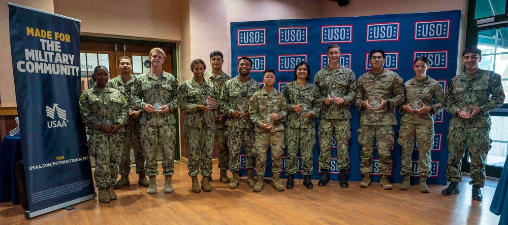 USO Sigonella Celebrates Sailor of the Quarter