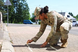 Knights Brigade Soldier Shows Support During 21st TSC SHARP Event