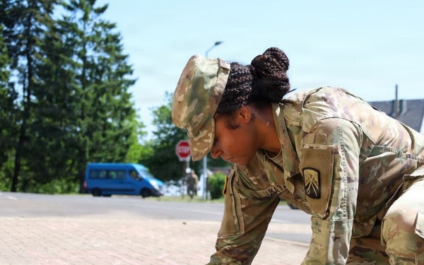 Knights Brigade Soldier Shows Support During 21st TSC SHARP Event