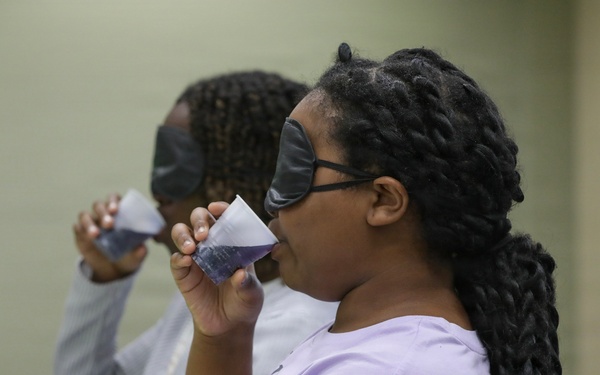Fourth and fifth graders in Planetary GEMS investigated geology, oceanography, and meteorology. These students launch rockets they built.