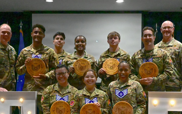 LA Air Force Base Celebrates Newest Staff Sergeant Selectees