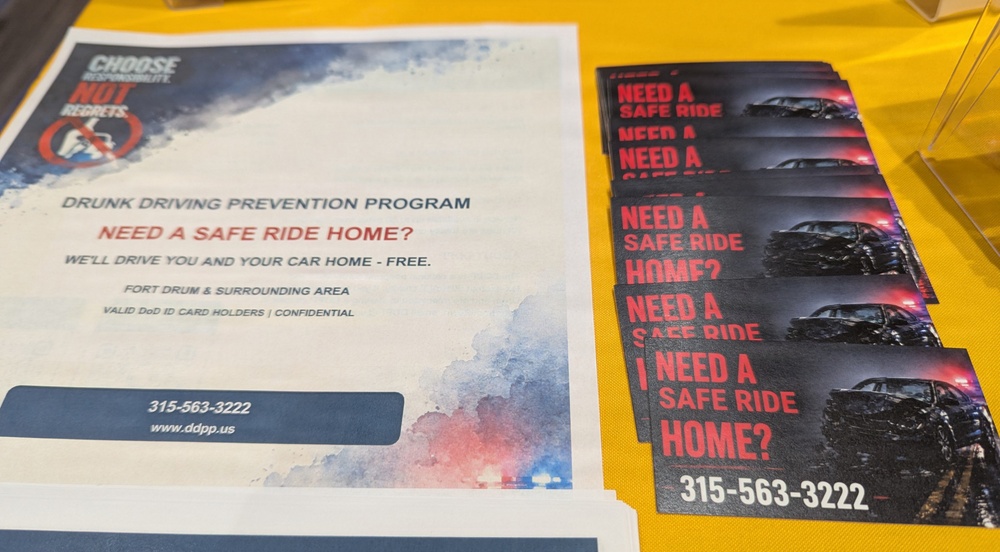 Mission first, safety always: Fort Drum volunteer-led designated driver program keeps Soldiers safe