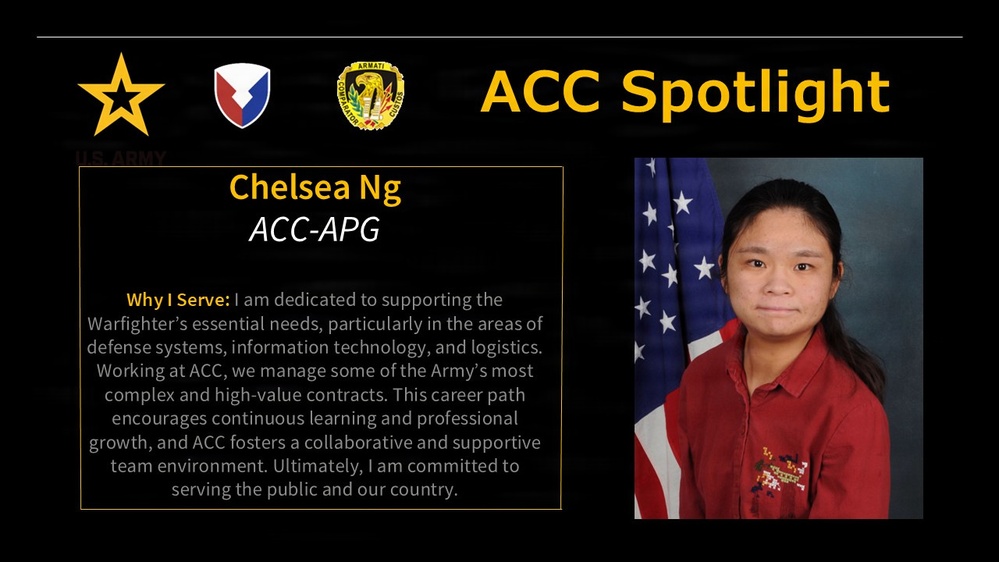 ACC Spotlight - Chelsea Ng, ACC-APG