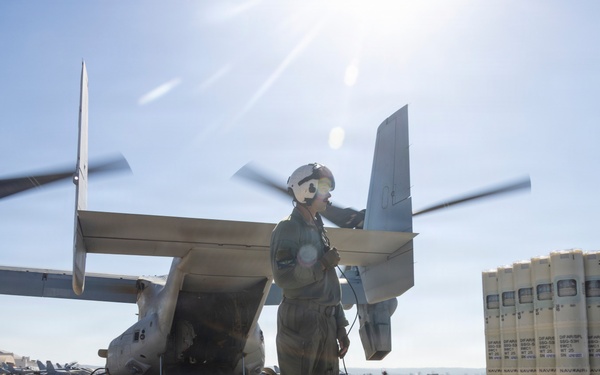 VMX-1 prepares sonobuoys for hand deployment at MCAS Miramar