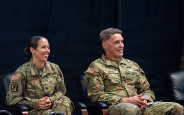 Lt. Col. Hughes and Lt. Col. Pitts promotion ceremony to colonel
