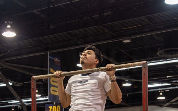 U.S. Marines attend Anaheim Fitness Expo