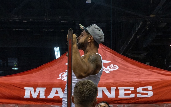 U.S. Marines attend Anaheim Fitness Expo