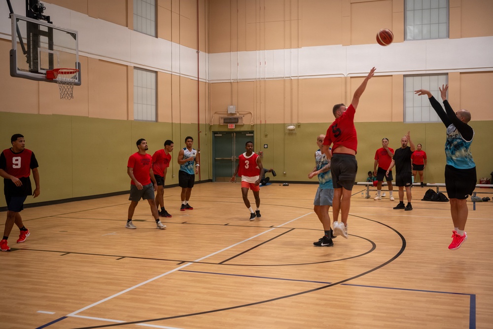 156th Wing Advances to the Semifinals MWR Summer Jam Basketball League