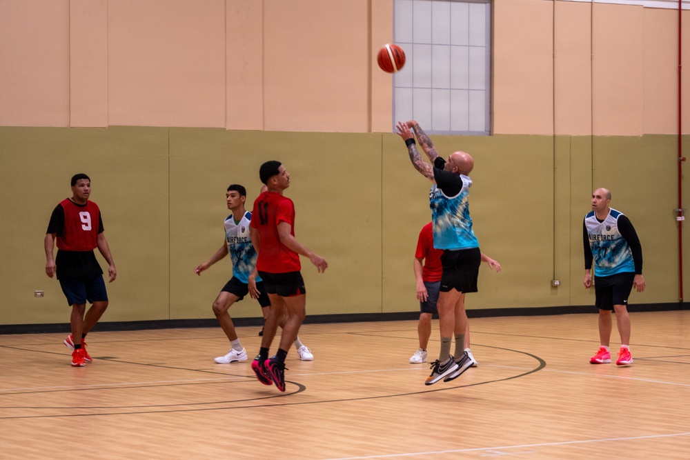 156th Wing Advances to the Semifinals MWR Summer Jam Basketball League
