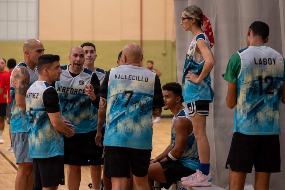 156th Wing Advances to the Semifinals MWR Summer Jam Basketball League