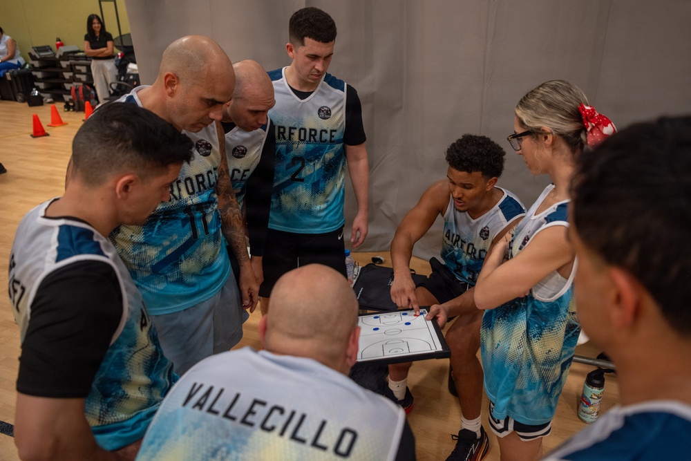 156th Wing Advances to the Semifinals MWR Summer Jam Basketball League