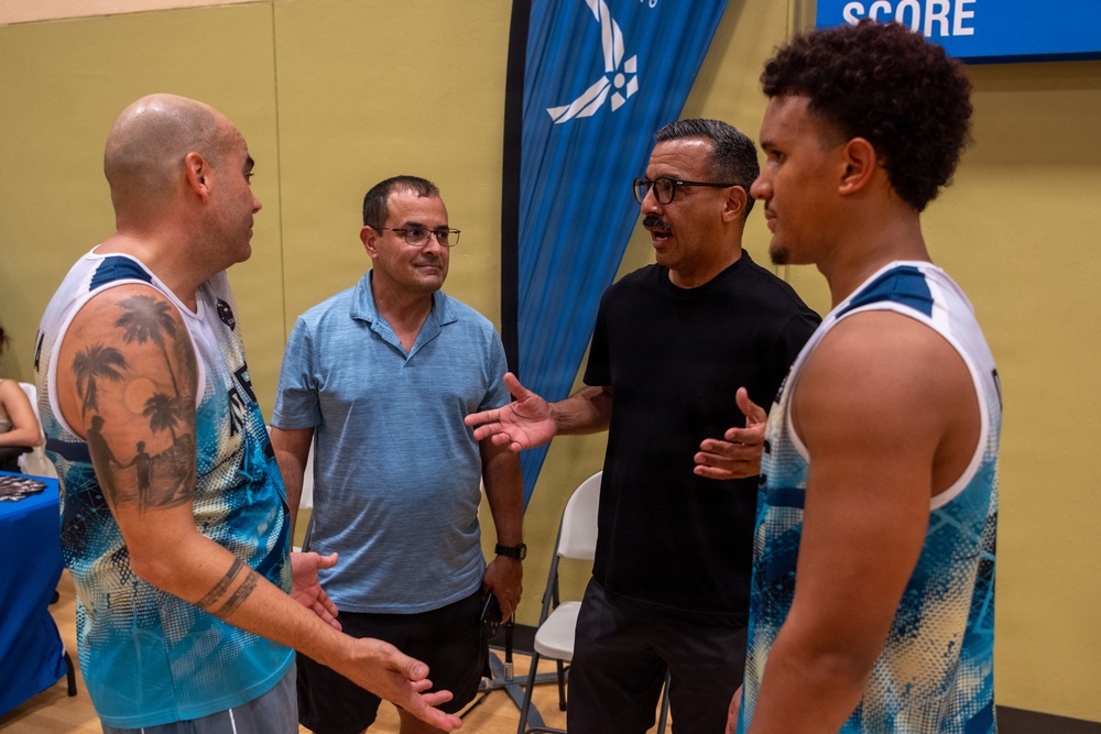 156th Wing Advances to the Semifinals MWR Summer Jam Basketball League