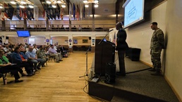 Fort McCoy chaplain opens new GC’s first town hall with prayer for garrison leadership