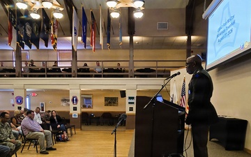 Fort McCoy chaplain opens new GC’s first town hall with prayer for garrison leadership
