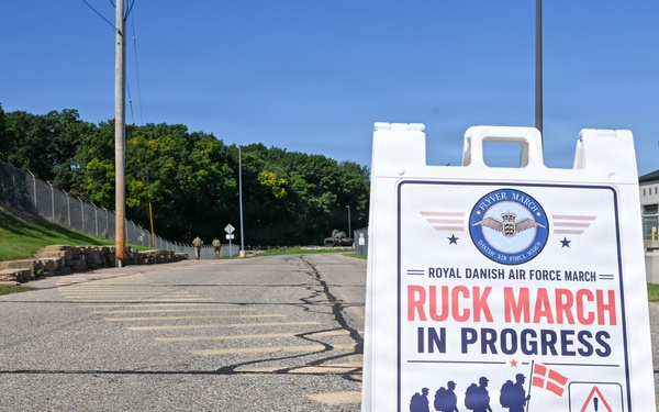 Michigan National Guard competes in Royal Danish Flyver March