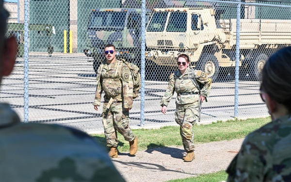 Michigan National Guard competes in Royal Danish Flyver March