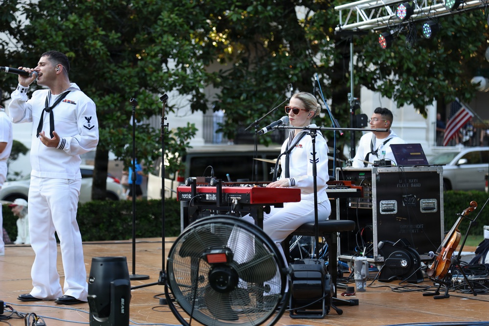 Horizon from Navy Band Great Lakes Performs in Hot Springs