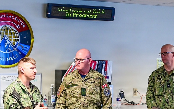 Maj. Gen. Paul visits Missile Warning Center
