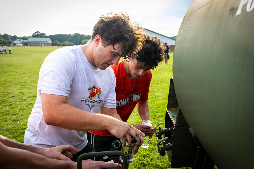 The Connecticut National Guard Hosts Annual Football Camp