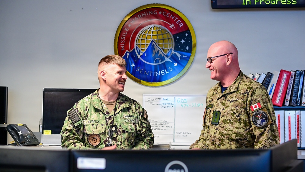Maj. Gen. Paul visits Missile Warning Center