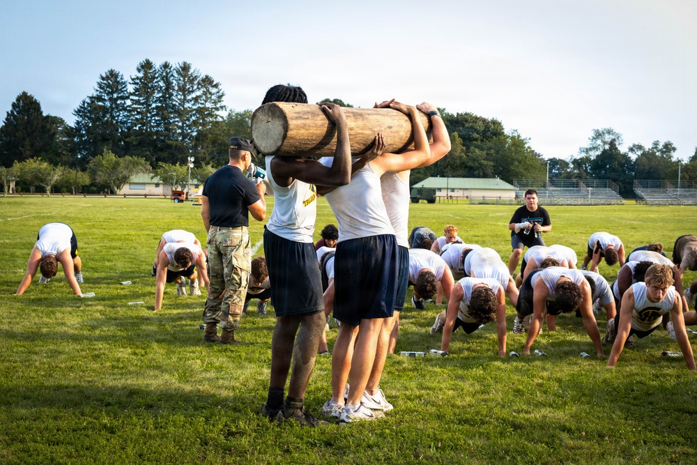 The Connecticut National Guard Hosts Annual Football Camp