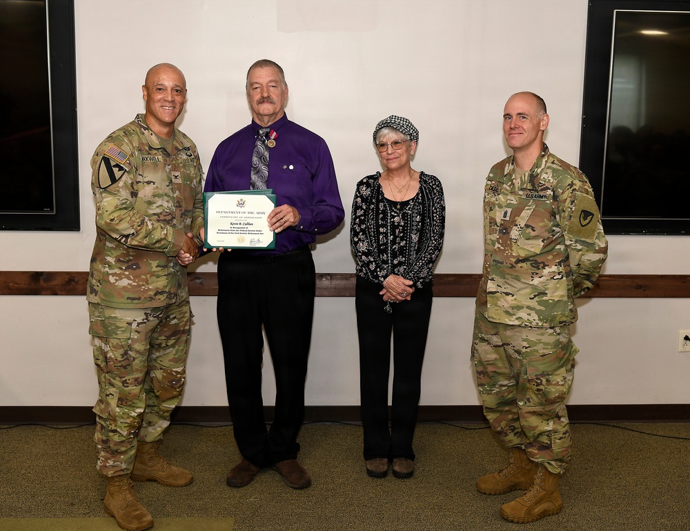 Receiving awards