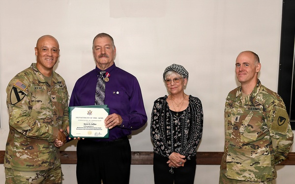 Receiving awards
