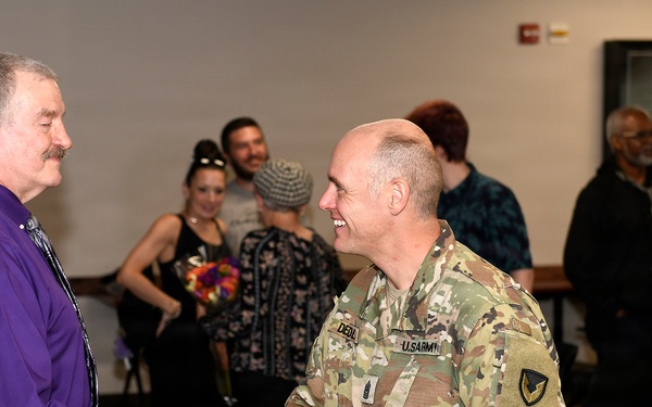 Culihan shakes hands with CSM DeCola